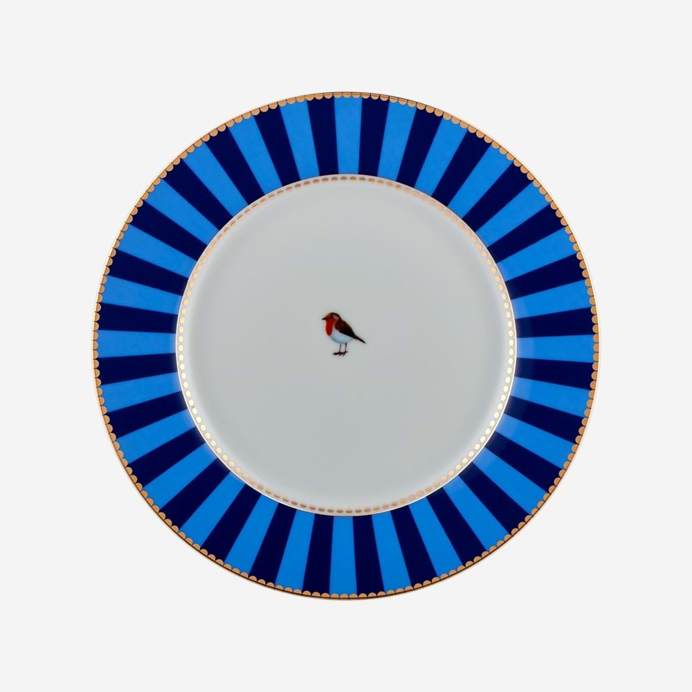 Pip Studio Mavi Porselen Kahvaltı Tabağı 21 Cm 51001579