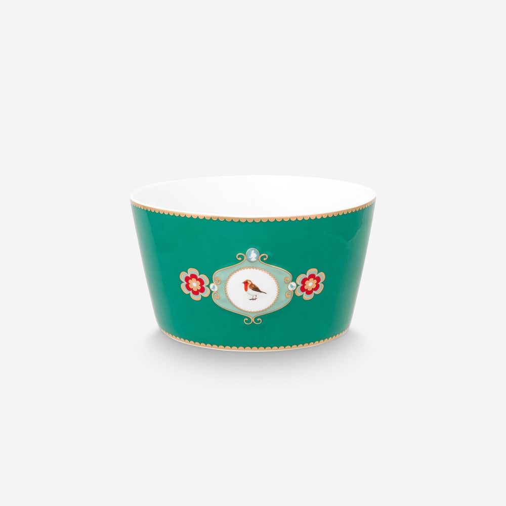 Love Birds Yeşil Kase 15 cm