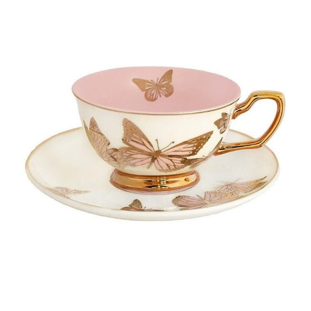 Chrysalis Çay Fincanı ve Tabağı