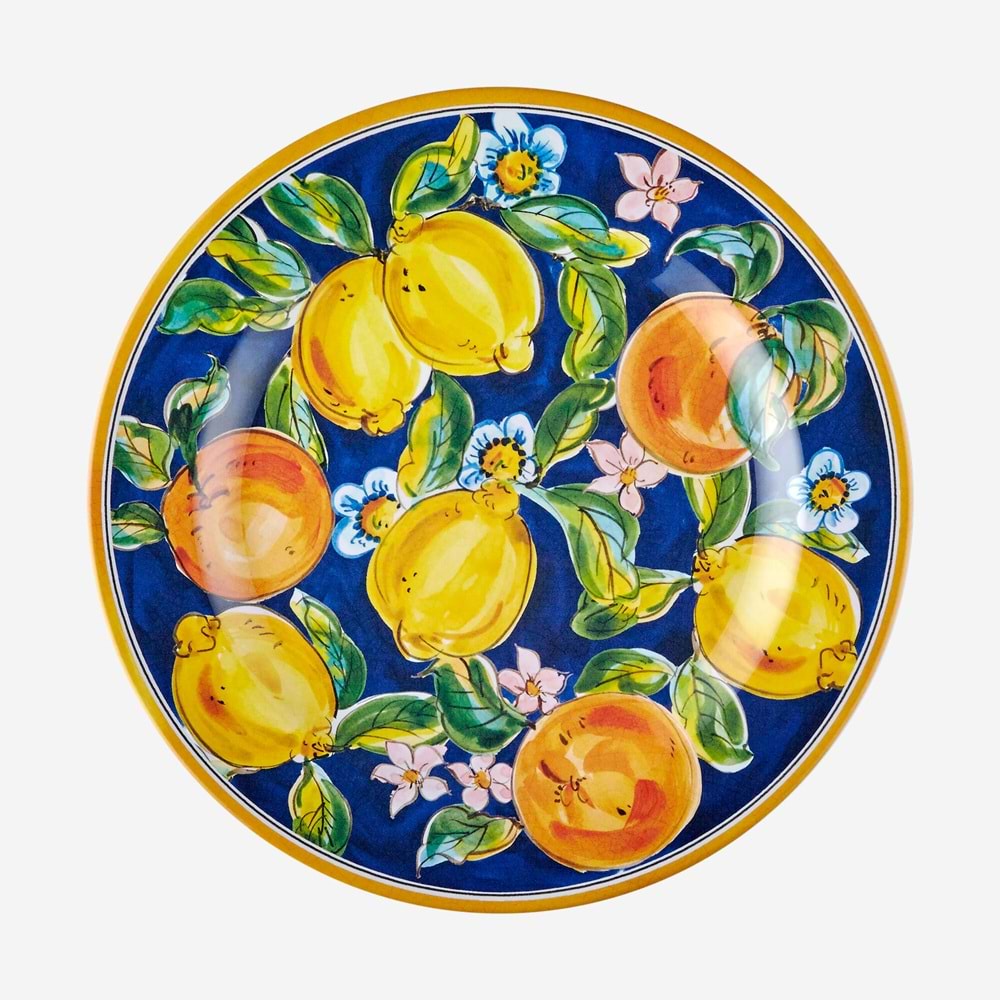 Chiara Alessi Mavi Melamin Yemek Tabağı 28 Cm CAMAA4181BL