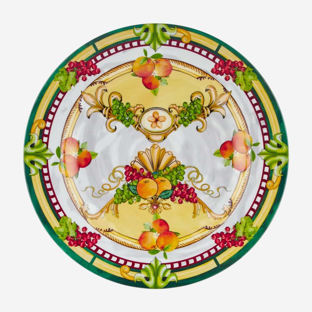 Carpe Diem Yaprak Yemek Tabağı 28cm