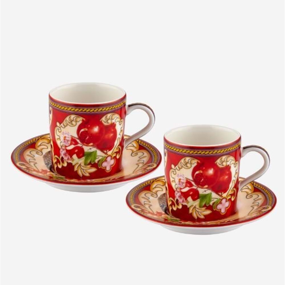 LA DOLCE VİTA TENEKE 2'Lİ TÜRK KAHVESİ FİNCANI SET