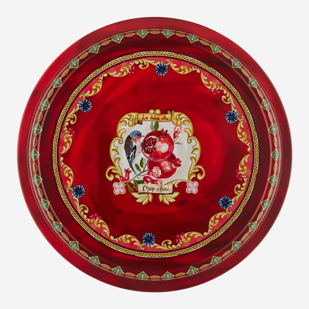 Dolce Vita 34 cm Yuvarlak Servis Tepsisi