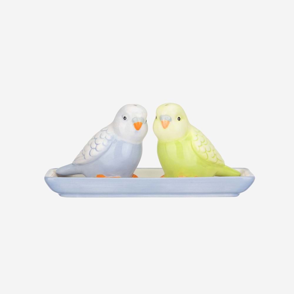 PAINTED TABLE KUŞLU TUZLUK & BİBERLİK