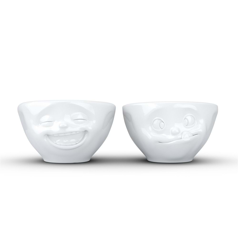 Laughing & Tasty Beyaz İkili Küçük Kase Set 100 ML
