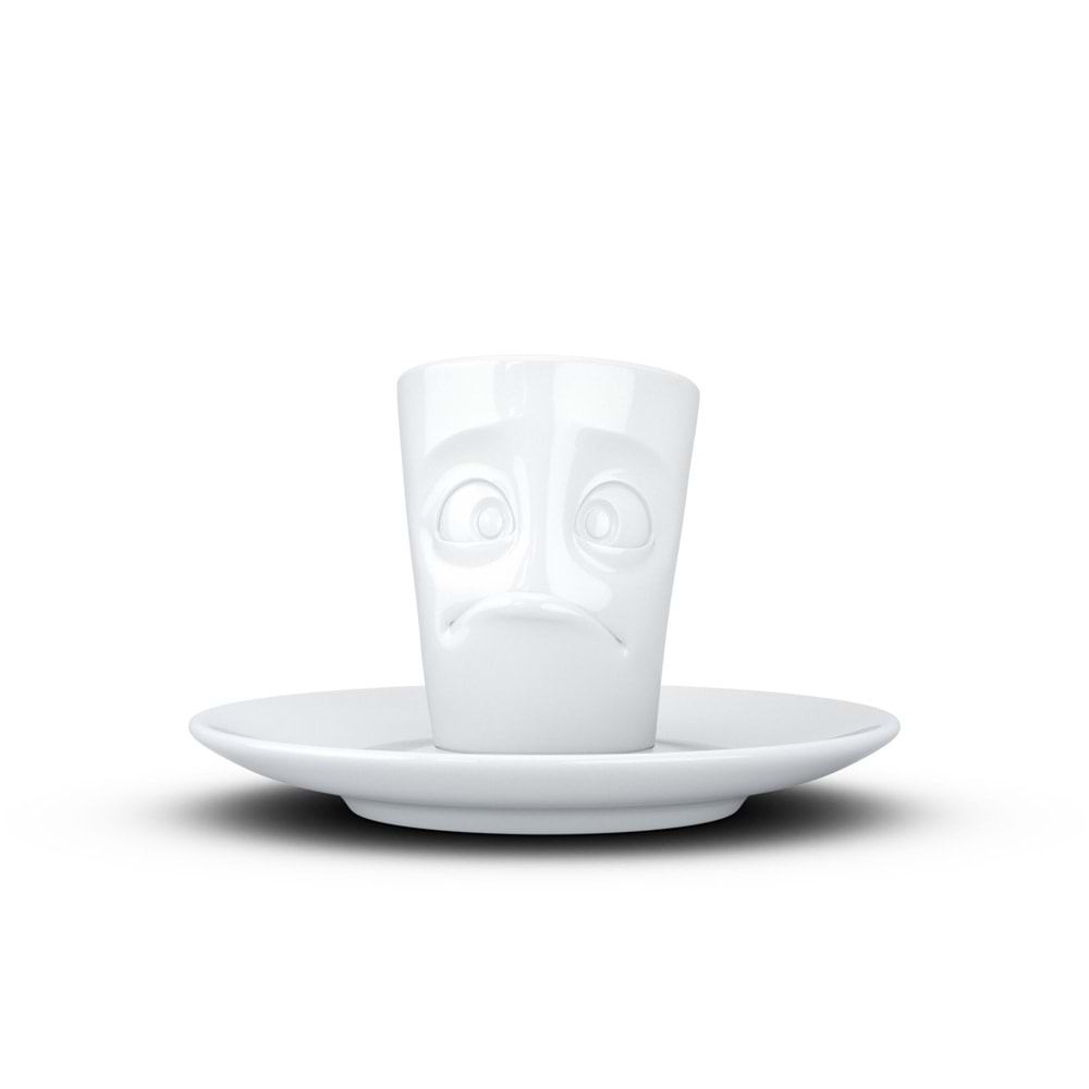 Baffled- beyaz kahve fincanı, 80 ml