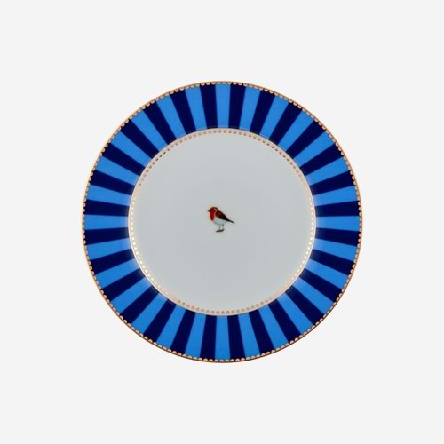 Pip Studio Mavi Porselen Pasta Tabağı 17 Cm 51001577